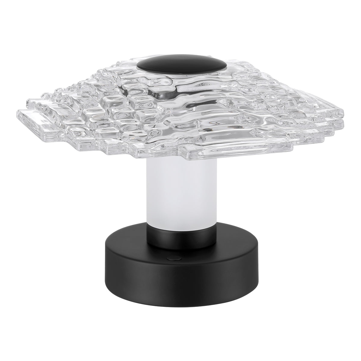 Elton 6" 3CCT LED Rechargeable Table Lamp - Textured Black