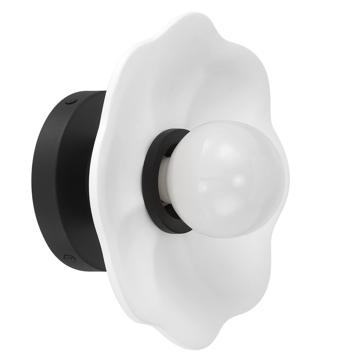 Ophelia 9" Wall Sconce - Textured Black