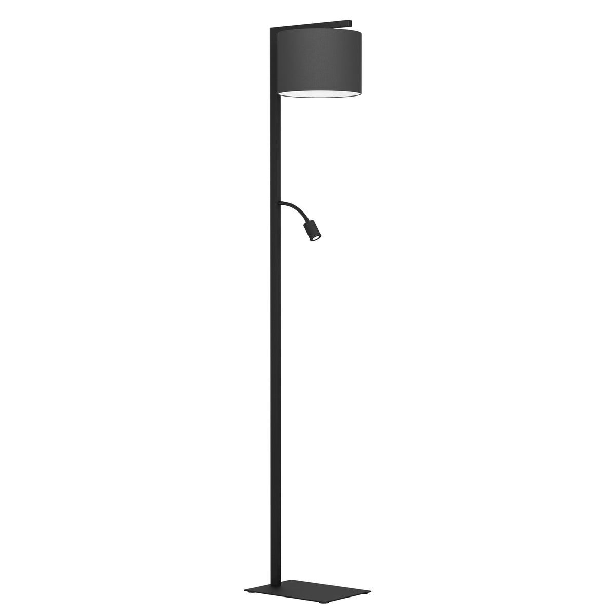 Foligno 71" Floor Lamp - Textured Black