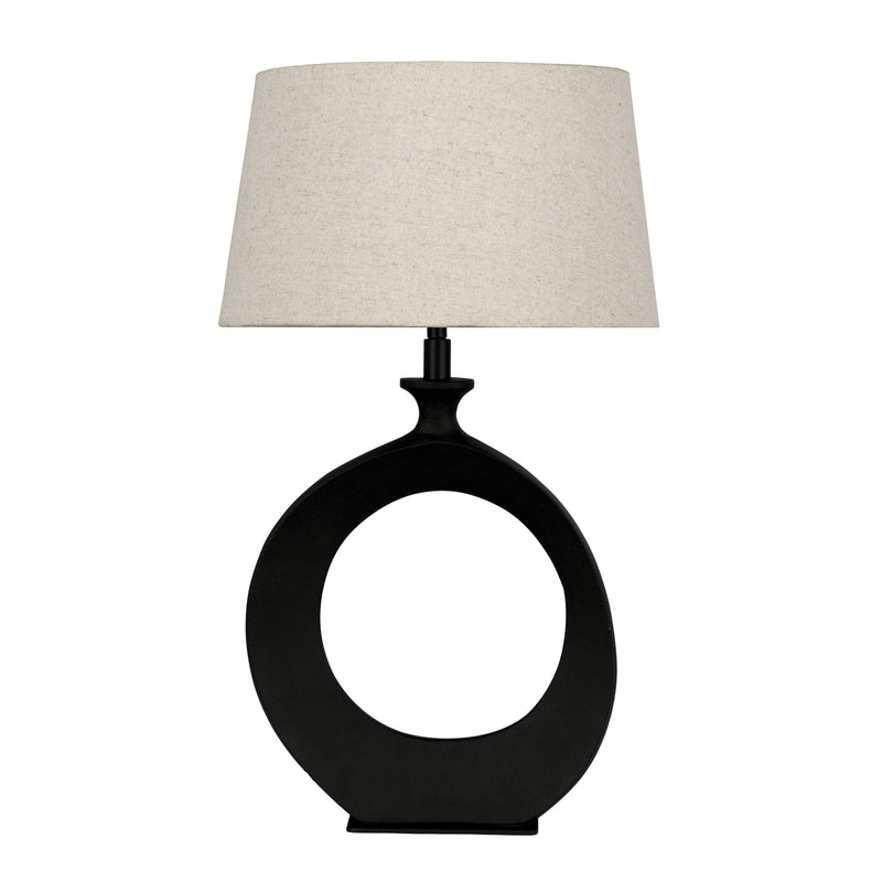 Diezma 20" Table Lamp - Textured Black