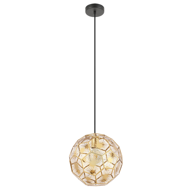 Skoura 12" Pendant Light - Brass