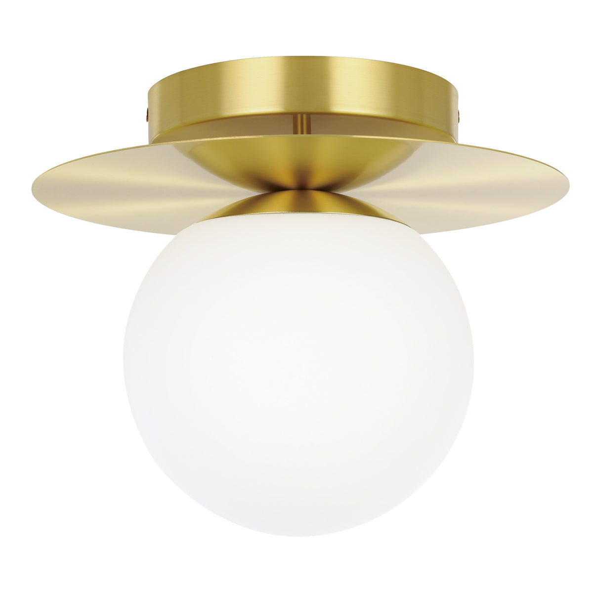 Arenales 11" Flush Mount - Brushed Brass
