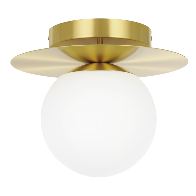 Arenales 11" Flush Mount - Brushed Brass