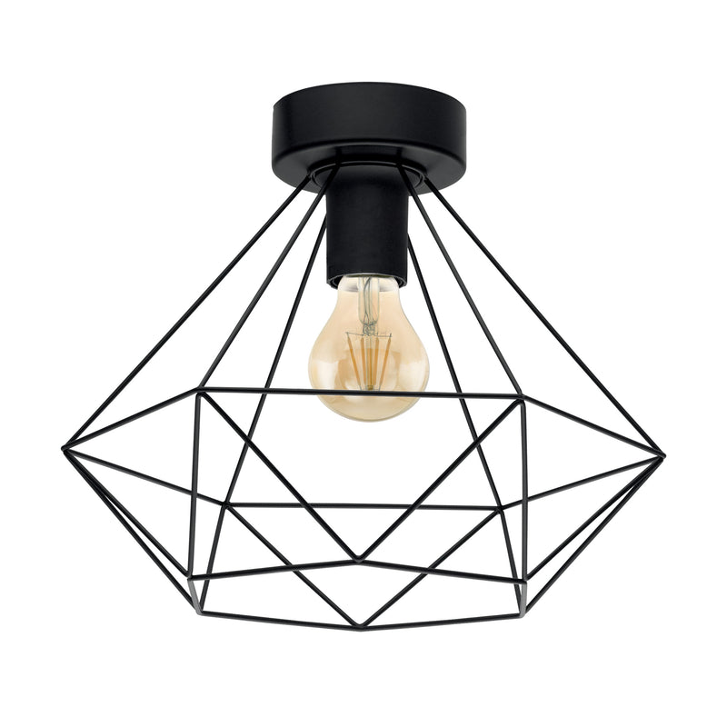 Tarbes 13" Flush Mount - Matte Black
