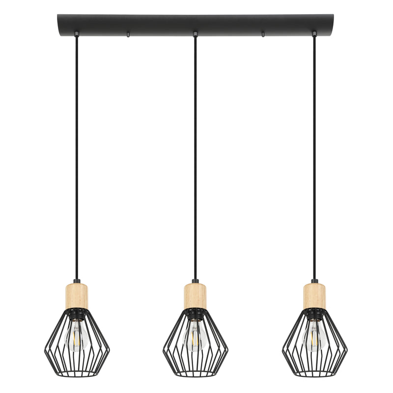 Palmorla 35" Pendant Light - Textured Black