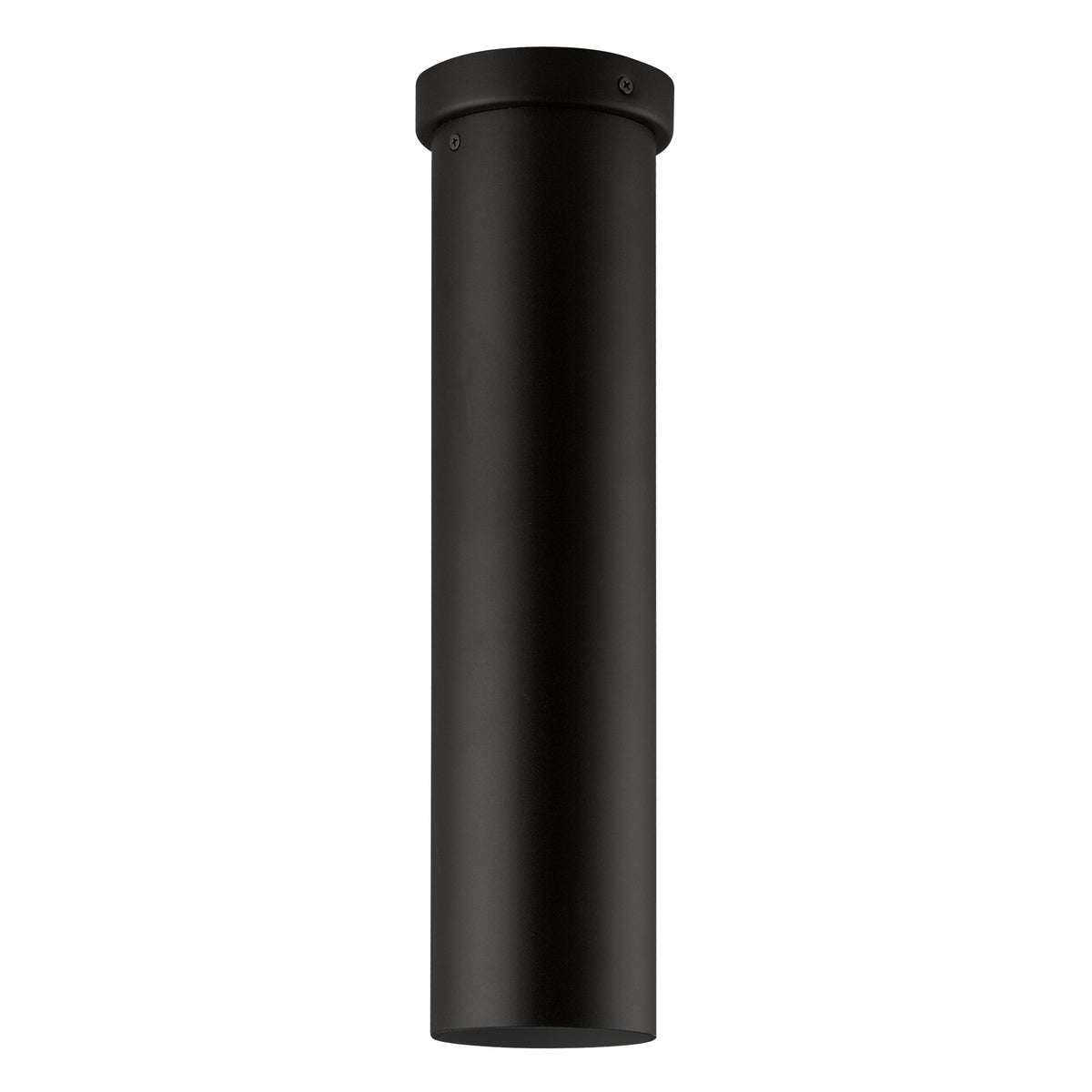 Tortoreto 4" Large Flush Mount - Textured Black