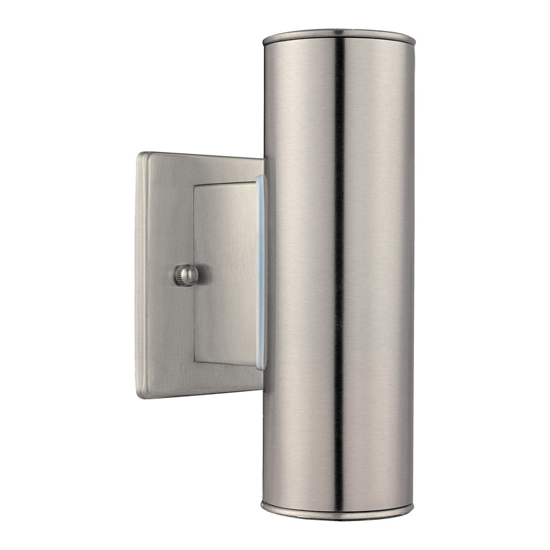 Riga 8" Exterior Wall Sconce - Stainless Steel