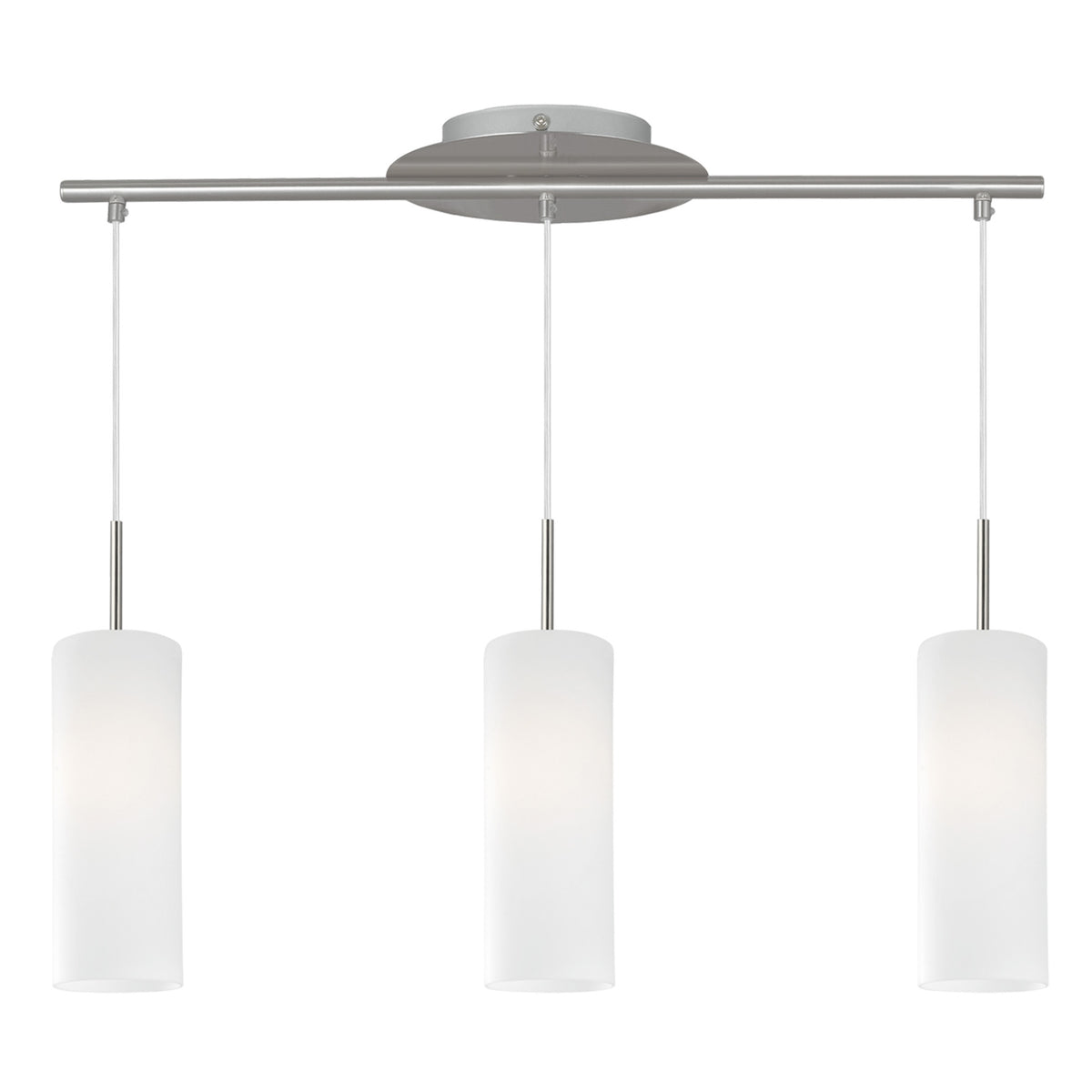 Troy 3 28" Pendant Light - Brushed Nickel