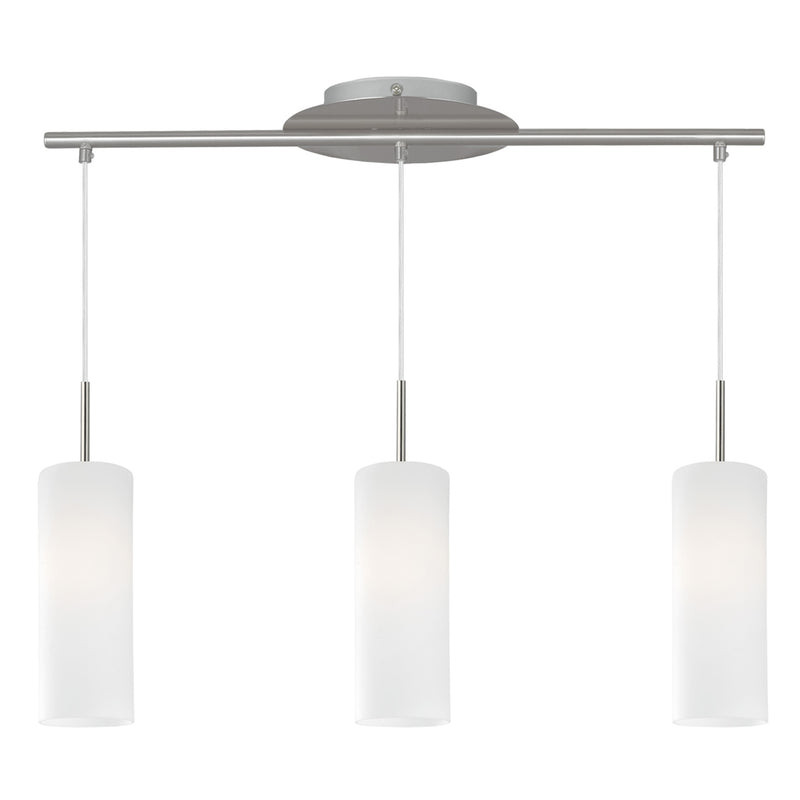 Troy 3 28" Pendant Light - Brushed Nickel