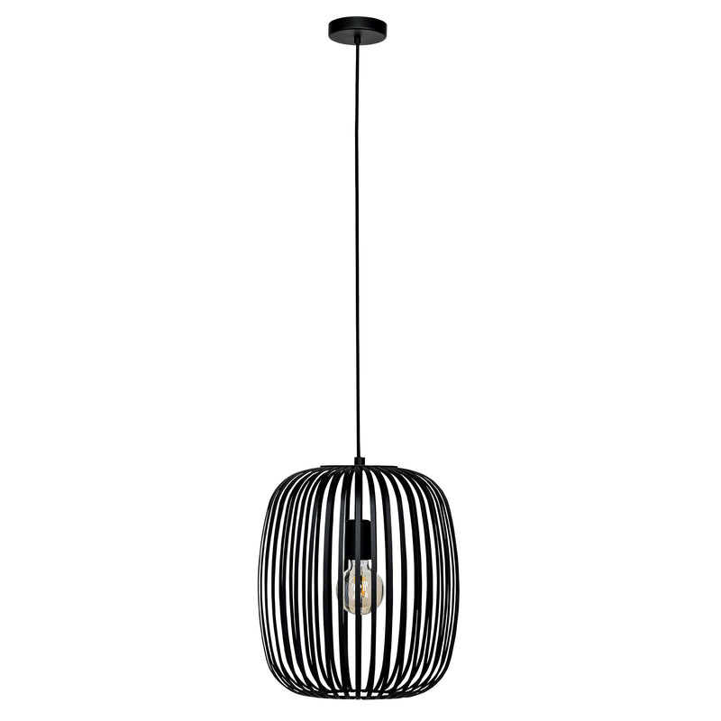 Romazzina 13" Pendant Light - Textured Black