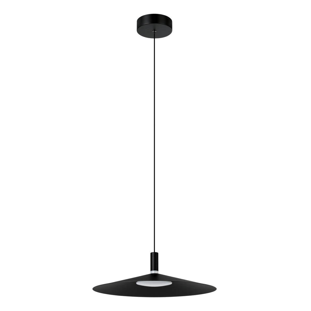 Conomavilla 17" 3CCT LED Pendant Light - Textured Black