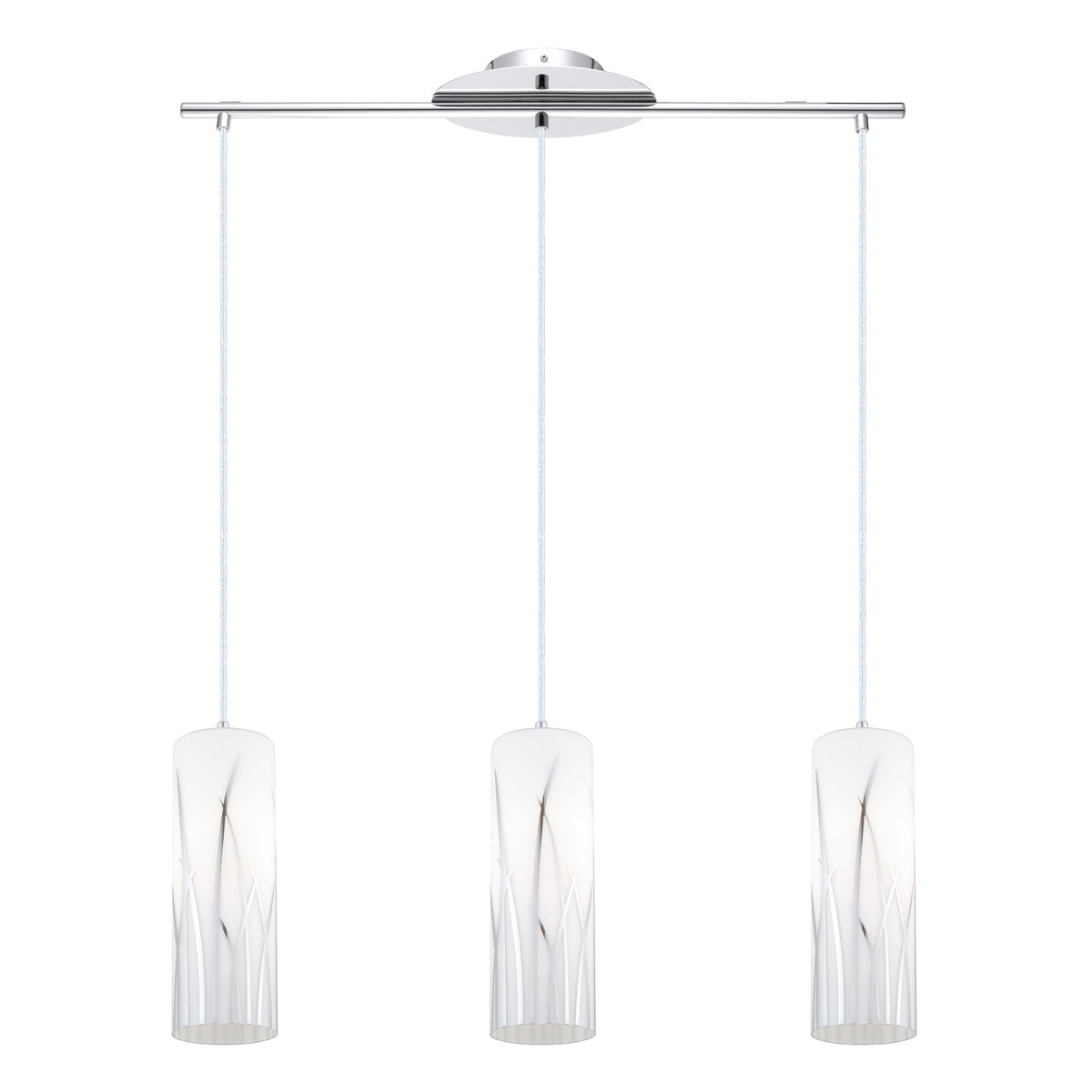 Rivato 28" Pendant Light - Chrome