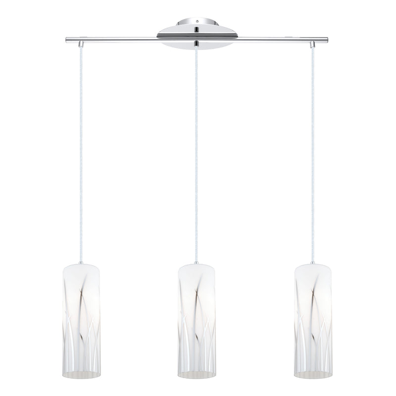 Rivato 28" Pendant Light - Chrome