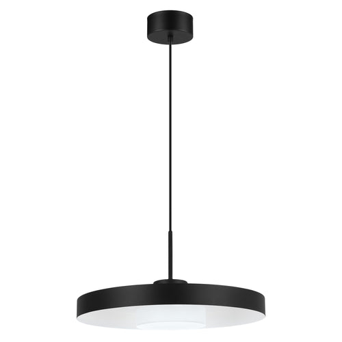 Alpicella 16" LED Pendant Light - Textured Black